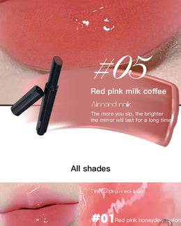 KissICON Mirror Lipstick Moisturizing and Pouty Lips Smooth Color