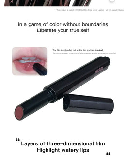 KissICON Mirror Lipstick Moisturizing and Pouty Lips Smooth Color