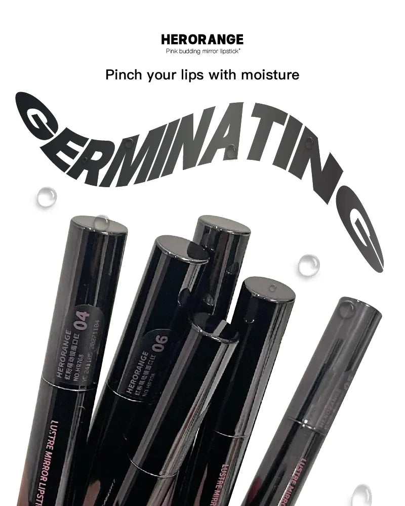 KissICON Mirror Lipstick Moisturizing and Pouty Lips Smooth Color