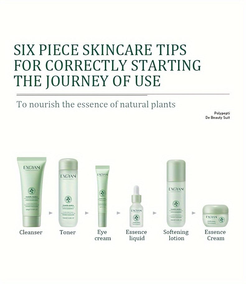 KissICON Miss / Facial Care Set And Gift Box KissIcon Exgyan Centella Gift Set - Hyaluronic Enriched