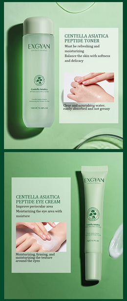 KissICON Miss / Facial Care Set And Gift Box KissIcon Exgyan Centella Gift Set - Hyaluronic Enriched