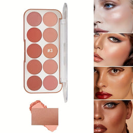 KissICON Miss Rose 10color Blush Contour Palette