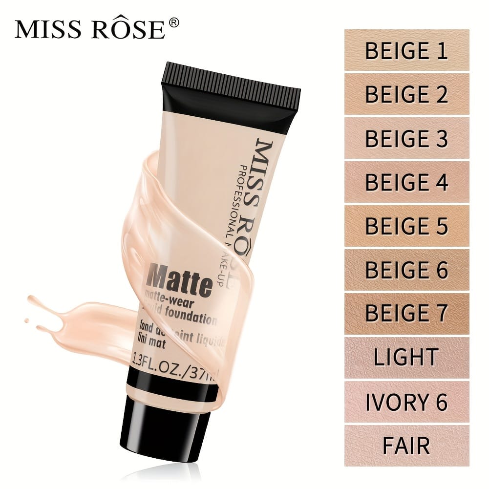 KissICON Missrose Flawless Matte Full Coverage Waterproof