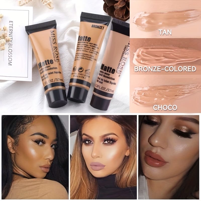 KissICON Missrose Flawless Matte Full Coverage Waterproof
