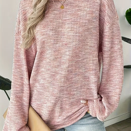 jkthpu-45 Mix / UK 16 1pc QVR Women'S Plus Size Long Sleeve Crew