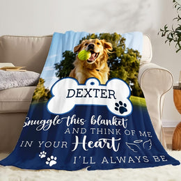 KissICON Mixed Color 150x200cm Personalized Photo Flannel Blanket  Cozy Custom Gift
