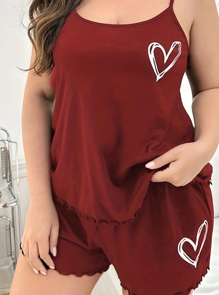 jkthpu-45 Mixed Color 2 / UK 18 Women'S Plus Size Cute and Simple Comfortable Pajama