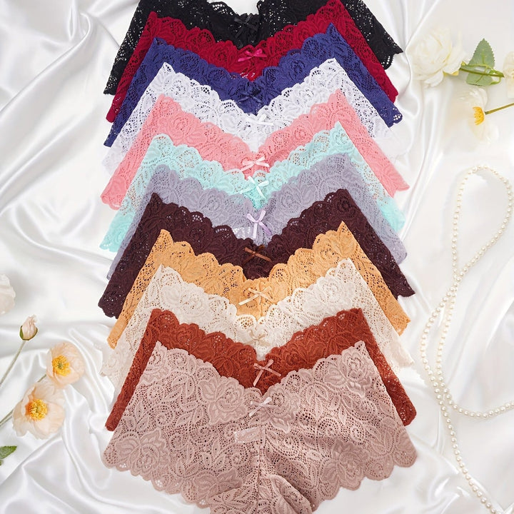 12pack Lace Triangle Curve Panties