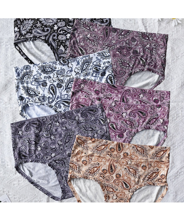 KissICON Mixed Color / UK 18 6 Pack Print Underwear