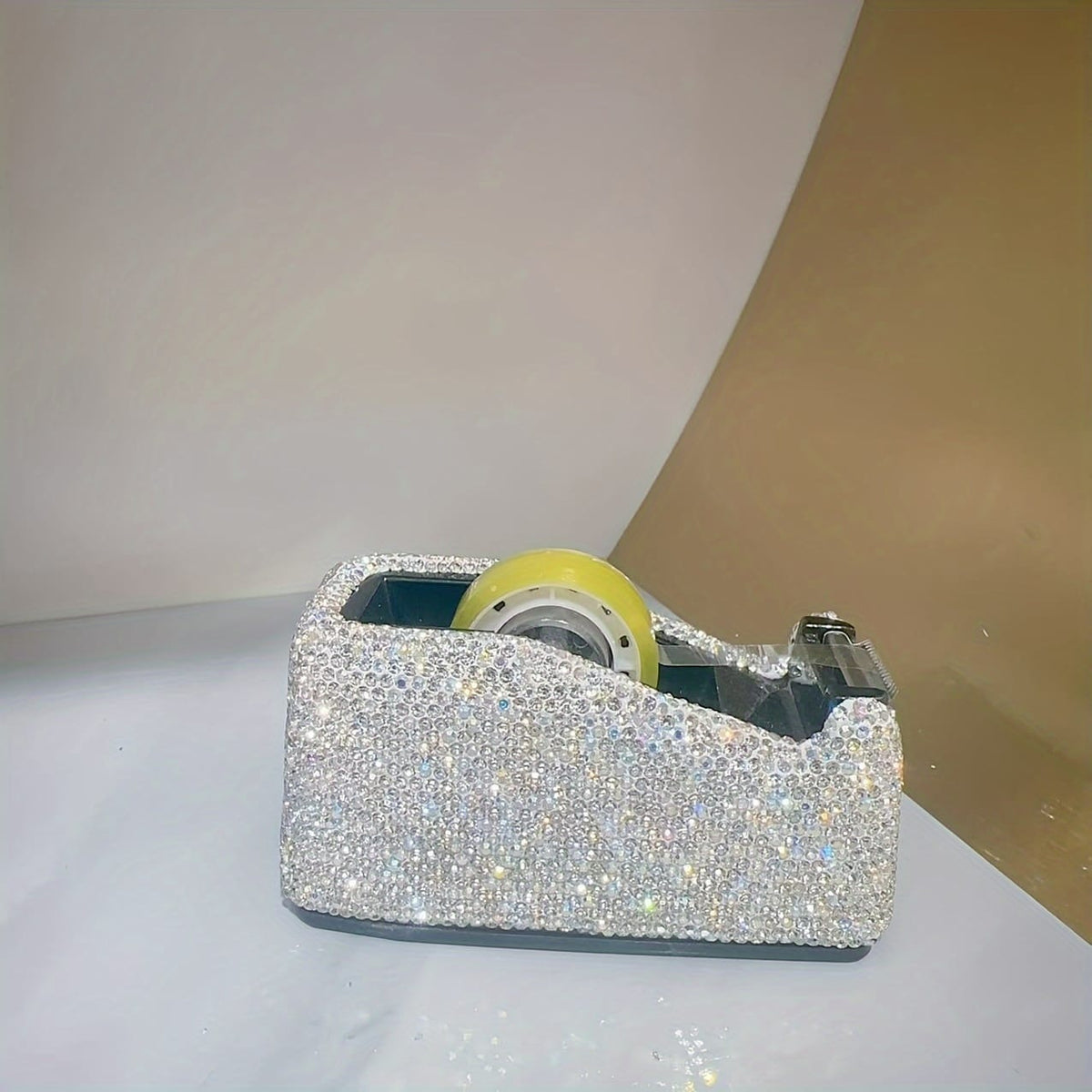 jkthpu-45 Mixed White Diamonds Diamond HighEnd Office Essential Flash Tape Base Gift