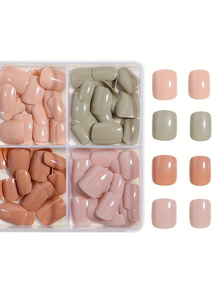 KissICON MJE656 KissIcon Short Square Press On Nails Set -