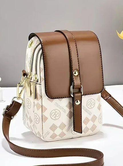 KissICON Moda Saco Multi-camada Pr Tico Crossbody –