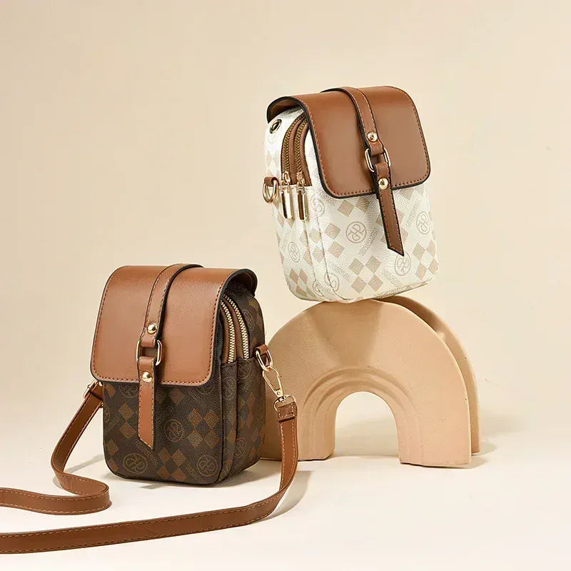 KissICON Moda Saco Multi-camada Pr Tico Crossbody –