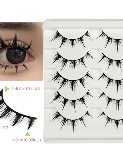 KissICON Model 1 KissIcon Anime-Inspired False Eyelashes - Dramatic Volume