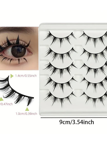 KissICON Model 1 KissIcon Anime-Inspired False Eyelashes - Dramatic Volume