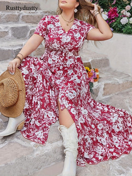 jkthpu-45 Modern Bohemian Women's A-line Skirt - Elastic Waist, Stretchable, Comfortable Fabric, Artistic White Buttons, Perfect for Music Festival, Vacation, Date, Valentine's Day