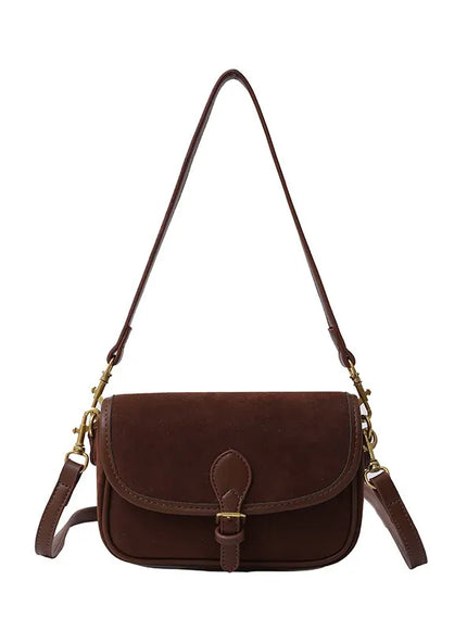 KissICON Modern Minimalist Crossbody – Soft Suede Mini