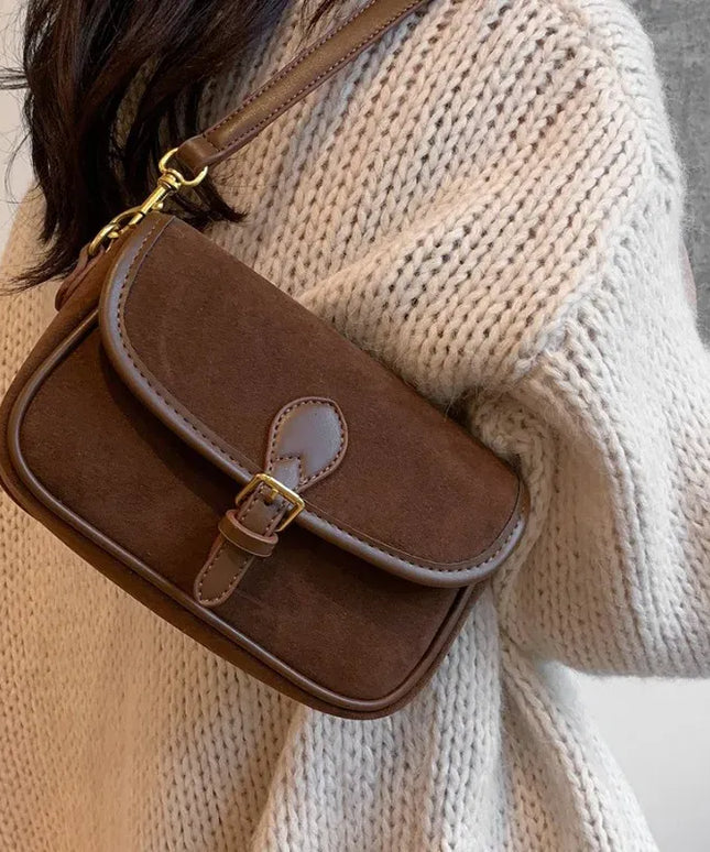 KissICON Modern Minimalist Crossbody – Soft Suede Mini