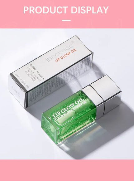 KissICON Moisturizing Lip Balm Lip Glow Oil Pink Plumping