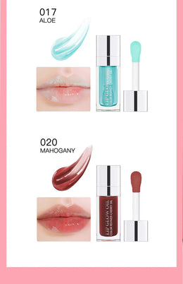 KissICON Moisturizing Lip Balm Lip Glow Oil Pink Plumping