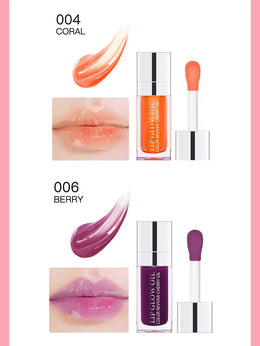 KissICON Moisturizing Lip Balm Lip Glow Oil Pink Plumping
