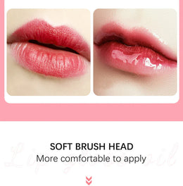 KissICON Moisturizing Lip Balm Lip Glow Oil Pink Plumping