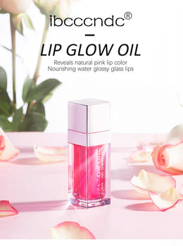 KissICON Moisturizing Lip Balm Lip Glow Oil Pink Plumping