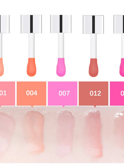 KissICON Moisturizing Lip Balm Lip Glow Oil Pink Plumping