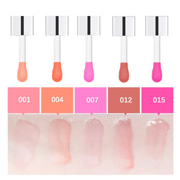 KissICON Moisturizing Lip Balm Lip Glow Oil Pink Plumping