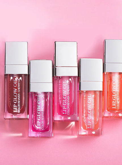 KissICON Moisturizing Lip Balm Lip Glow Oil Pink Plumping