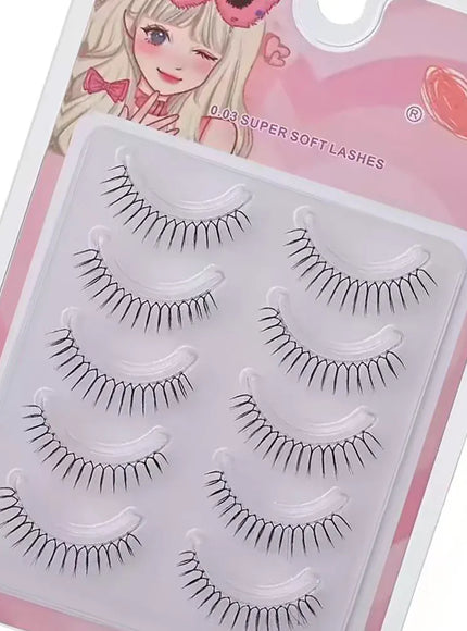 KissICON mojiam KissIcon Five Pairs U Lashes 0.14mm - Soft