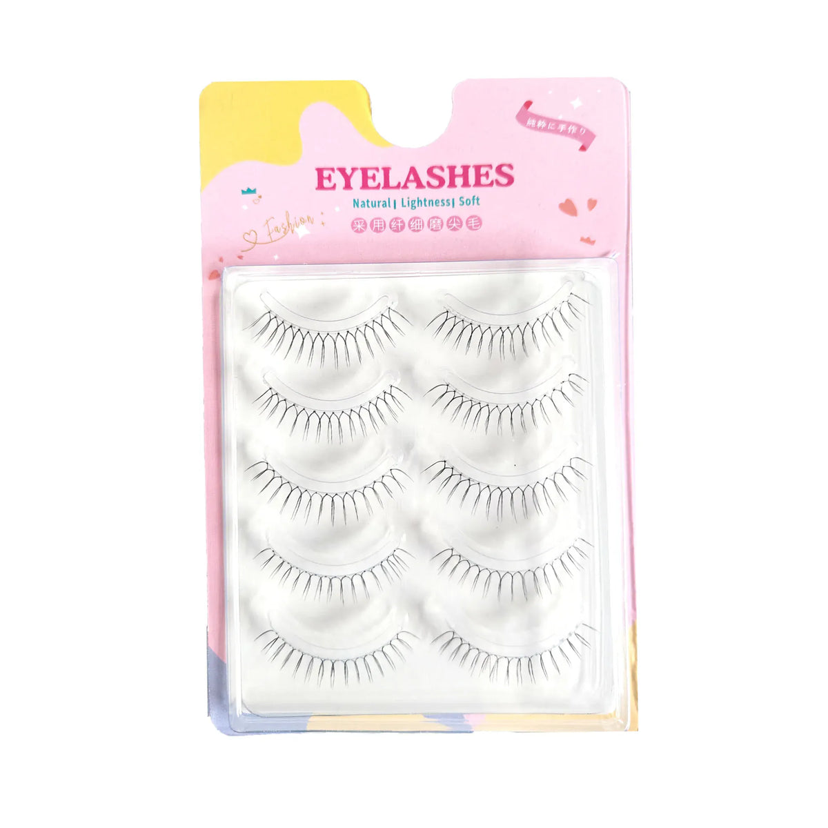 KissICON mojiam KissIcon Five Pairs U Lashes 0.14mm - Soft
