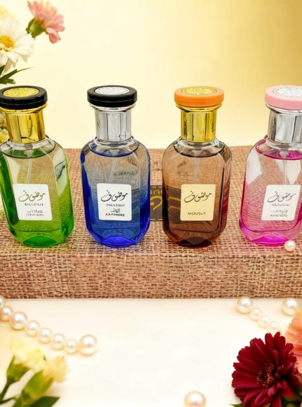 KissICON Mousuf set / 25ml*4 Wood Flower Citrus Jasmine Sandalwood 4bottle Perfume