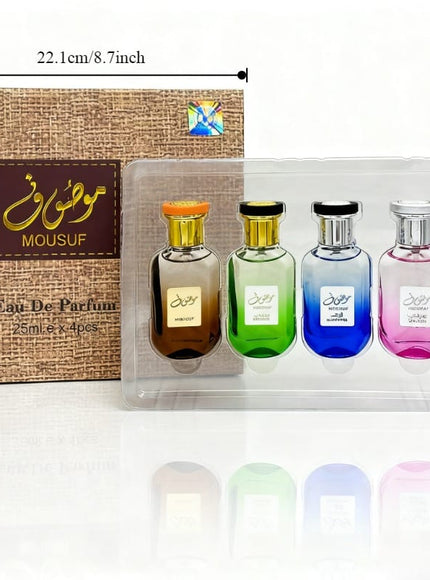 KissICON Mousuf set / 25ml*4 Wood Flower Citrus Jasmine Sandalwood 4bottle Perfume