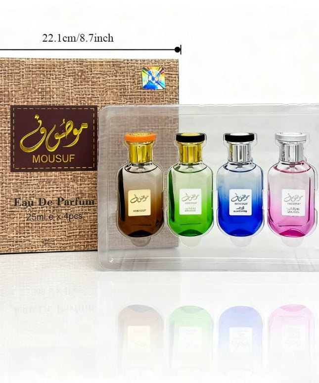 KissICON Mousuf set / 25ml*4 Wood Flower Citrus Jasmine Sandalwood 4bottle Perfume