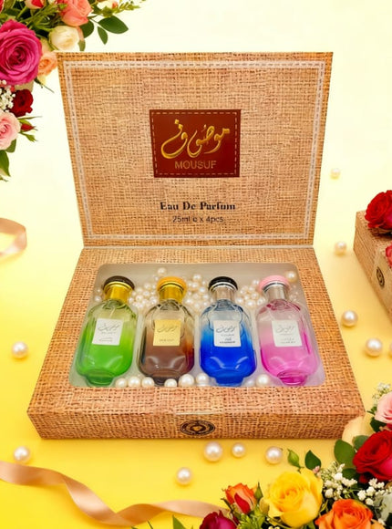 KissICON Mousuf set / 25ml*4 Wood Flower Citrus Jasmine Sandalwood 4bottle Perfume