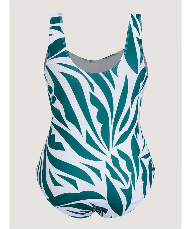 KissICON Moxdo Women's Curve One-piece Swimsuit – Tropical
