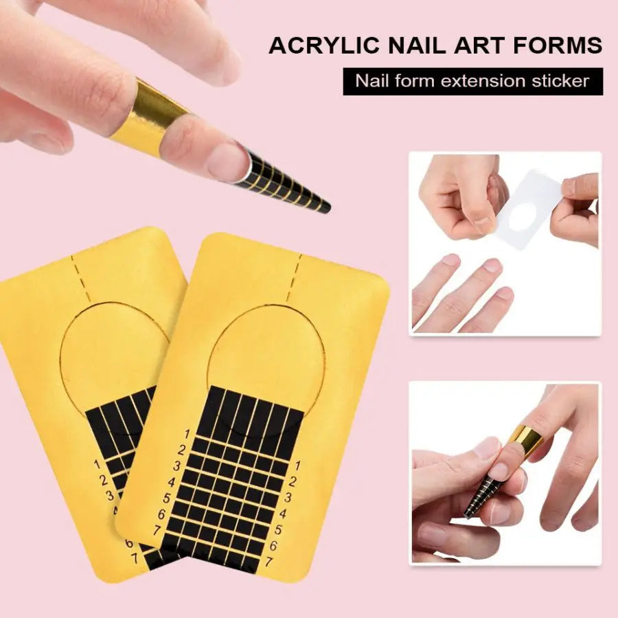 KissICON MULTI KissIcon Acrylic Nail Kit 12 Glitter Powder -