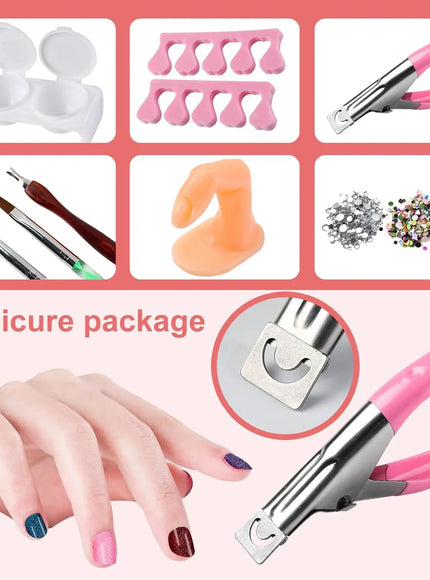 KissICON MULTI KissIcon Acrylic Nail Kit 12 Glitter Powder -