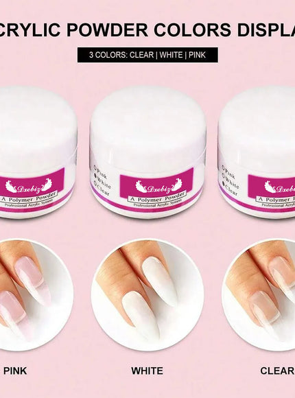 KissICON MULTI KissIcon Acrylic Nail Kit 12 Glitter Powder -