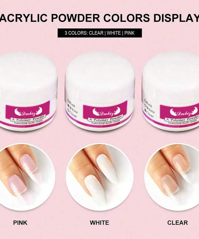 KissICON MULTI KissIcon Acrylic Nail Kit 12 Glitter Powder -