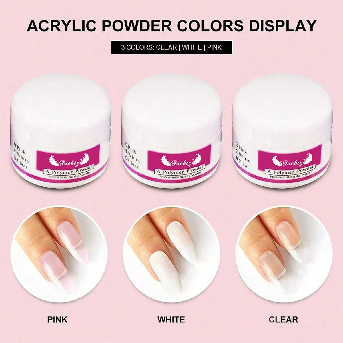 KissICON MULTI KissIcon Acrylic Nail Kit 12 Glitter Powder -