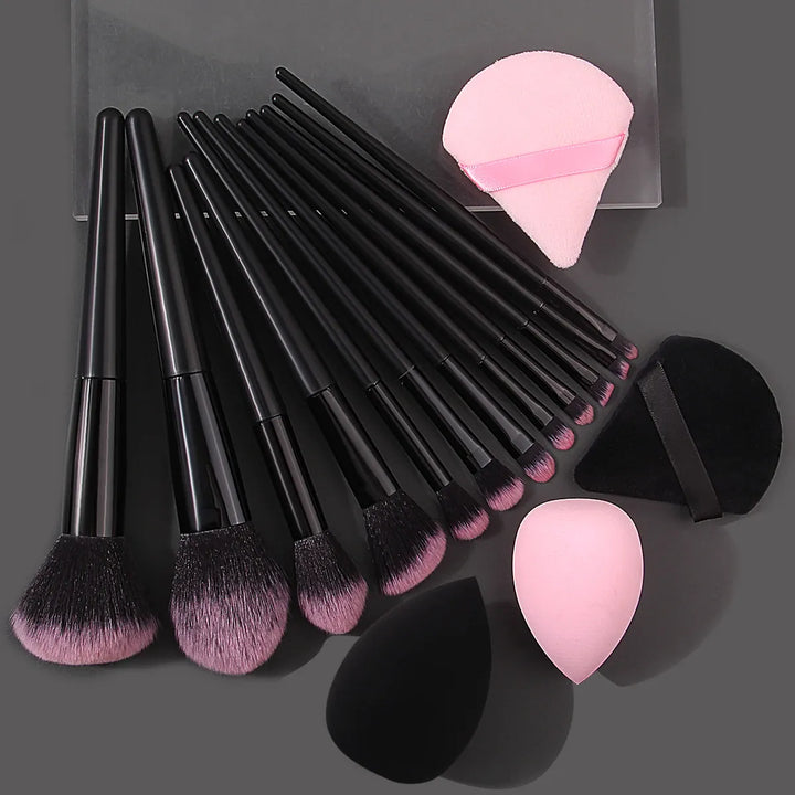 Soft Makeup Brush Set 12Pcs Beauty Eggs And