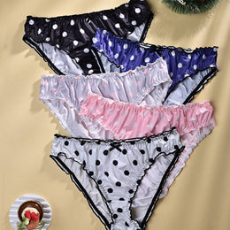 KissICON Multicolor 6 / UK 20 Elegant Floral Curve Fullcoverage Panties