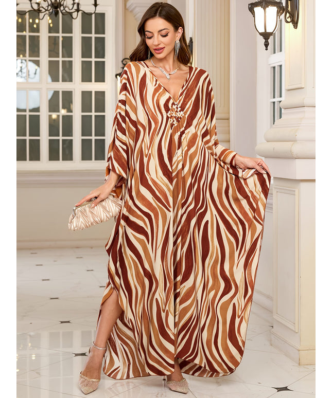 KissICON Multicolor / Asian One-size Curve Beach Vacation Loose Robe