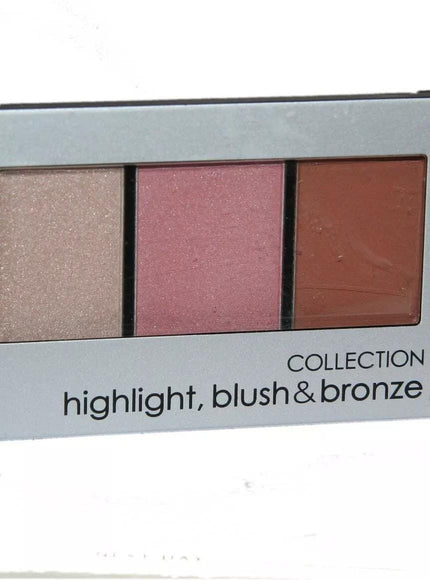 KissICON Multicoloured 3in1 Face Shaper Trio Highlight Blush