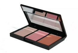 KissICON Multicoloured 3in1 Face Shaper Trio Highlight Blush