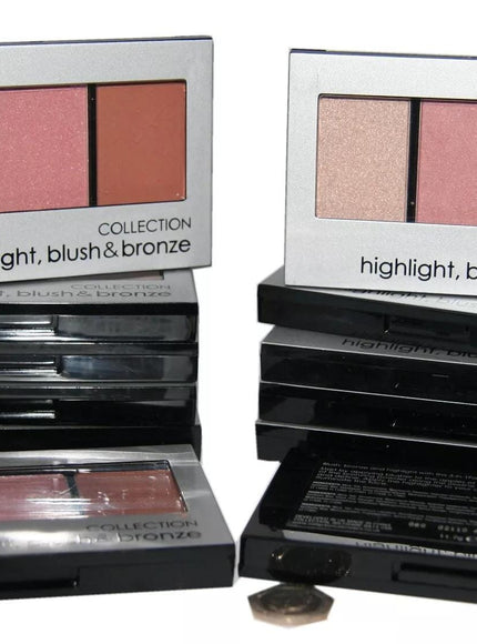 KissICON Multicoloured 3in1 Face Shaper Trio Highlight Blush
