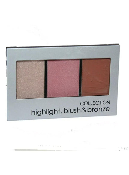 KissICON Multicoloured 3in1 Face Shaper Trio Highlight Blush