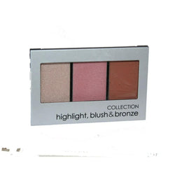 KissICON Multicoloured 3in1 Face Shaper Trio Highlight Blush